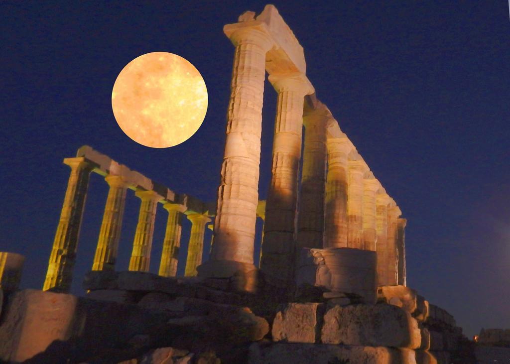 Vila Iliachtida House Sounion Exteriér fotografie